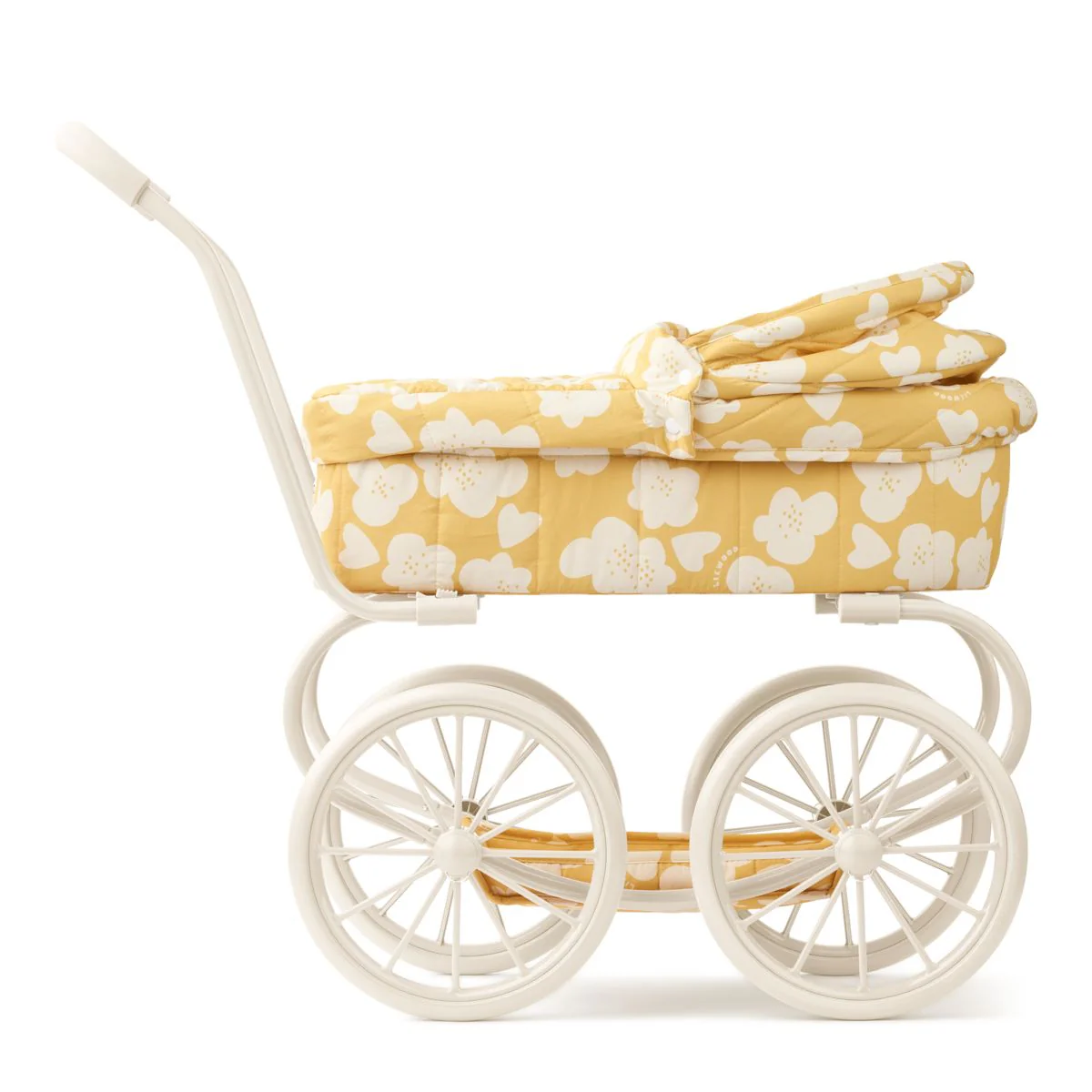 Adaline Doll Pram - Flower / Lemon yellow - Image 2