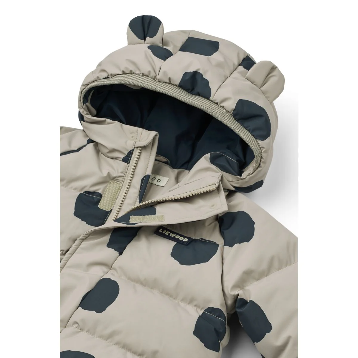 Adelina Jacket with ears - Spot dots / Mist - Image 4