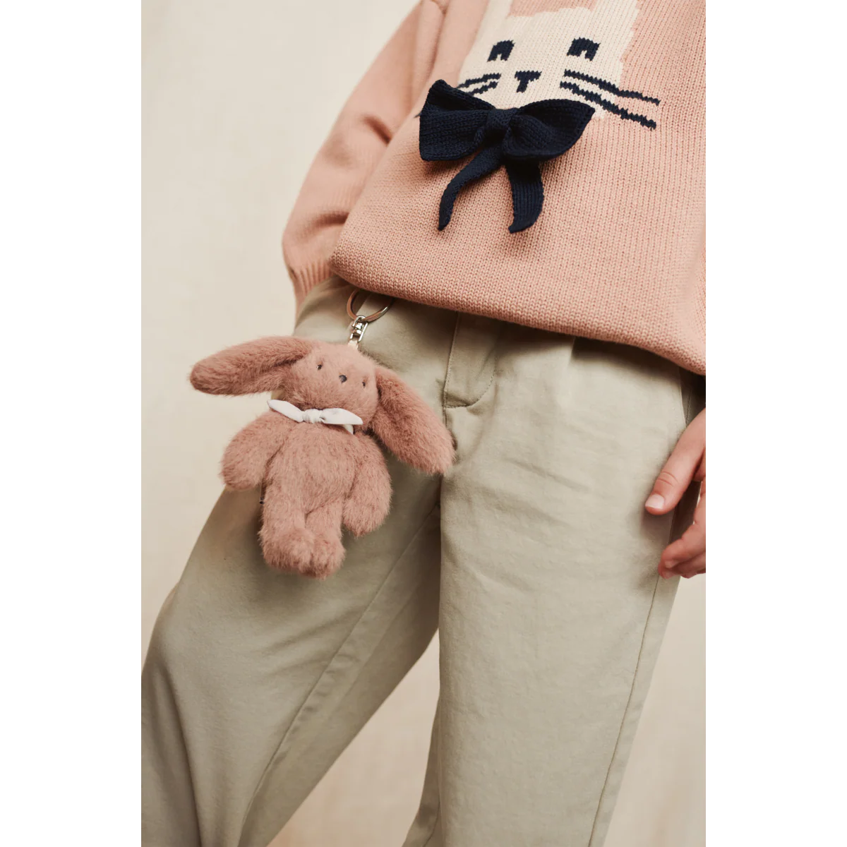 ALFREDO Rabbit Keychain - Pale tuscany - Image 2