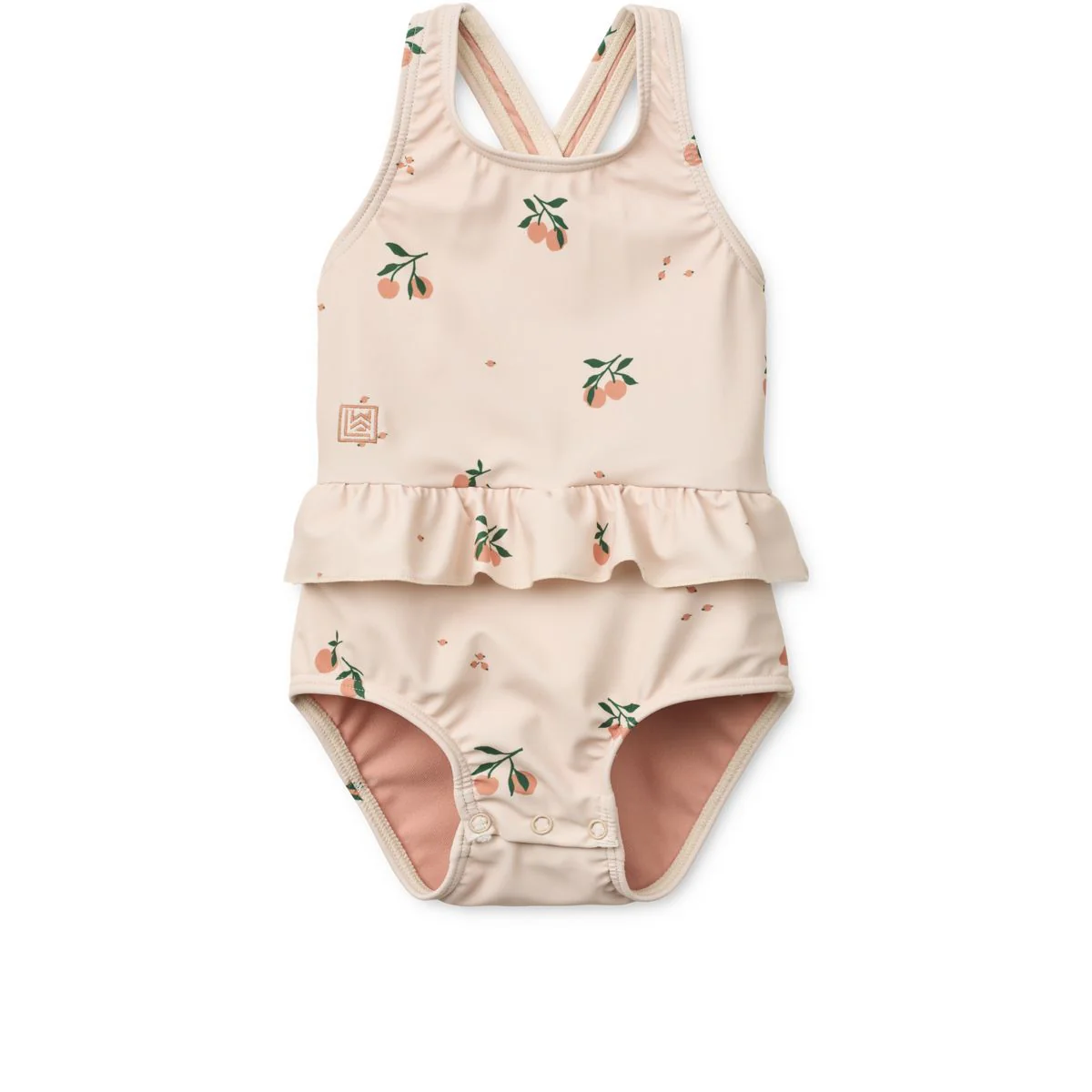 Amara Baby Printed Swimsuit - Peach / Sea shell