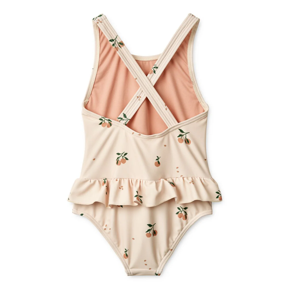 Amara Printed Swimsuit - Peach / Sea shell - Image 2