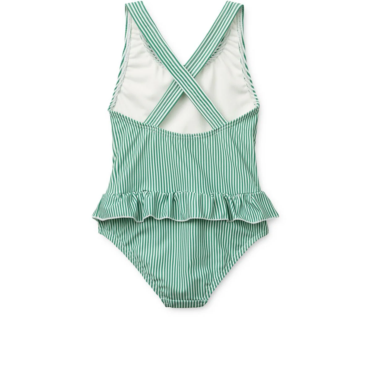 Amara Striped Swimsuit - Bright garden / Creme de la creme - Image 2