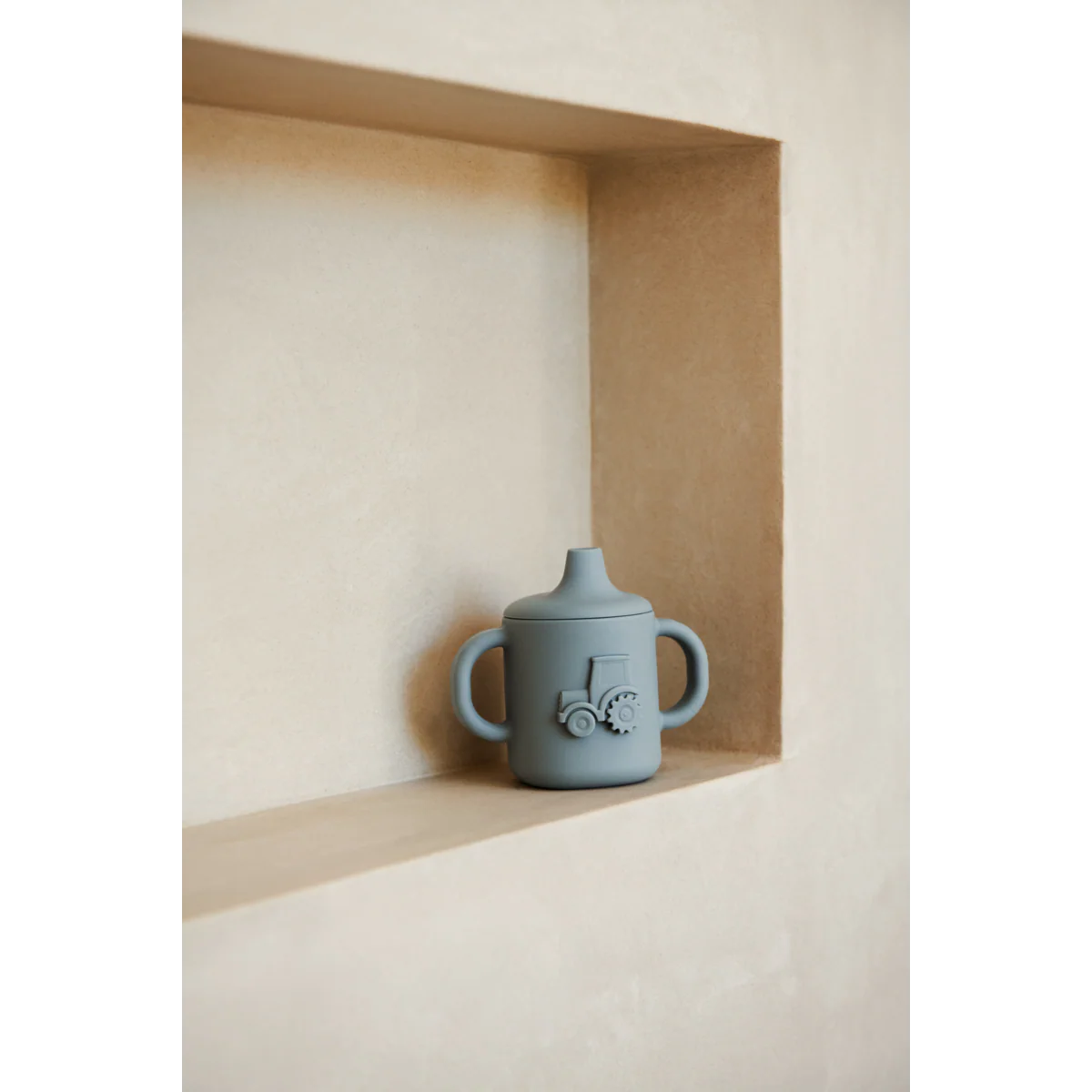 Amelio silicone sippy cup - Blue fog - Image 4