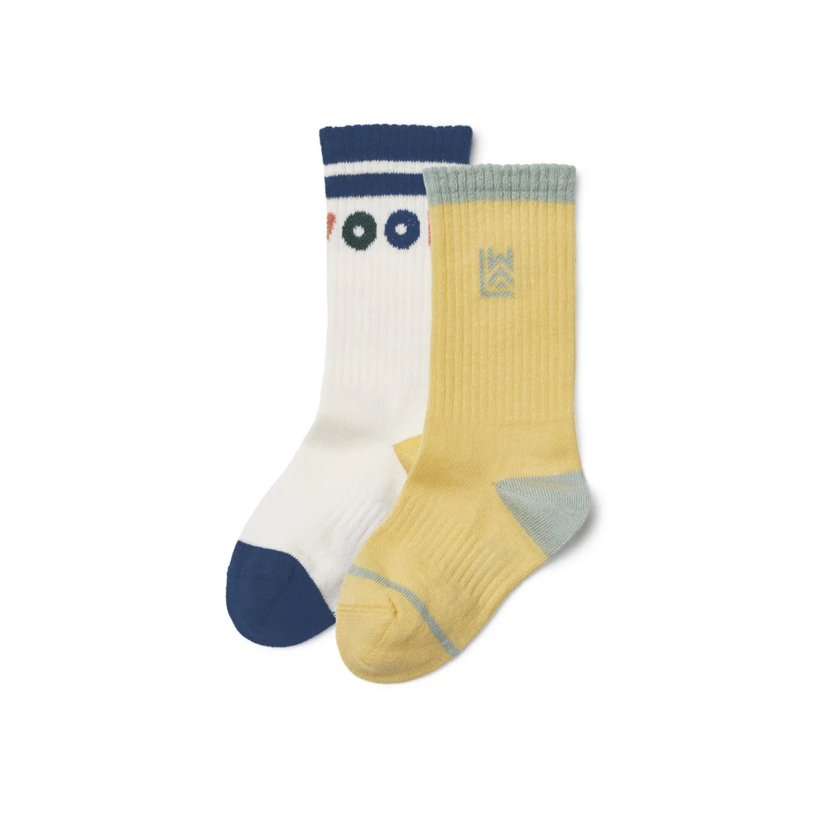 Annette Socks 2-Pack - Lemonade / Creme de la creme