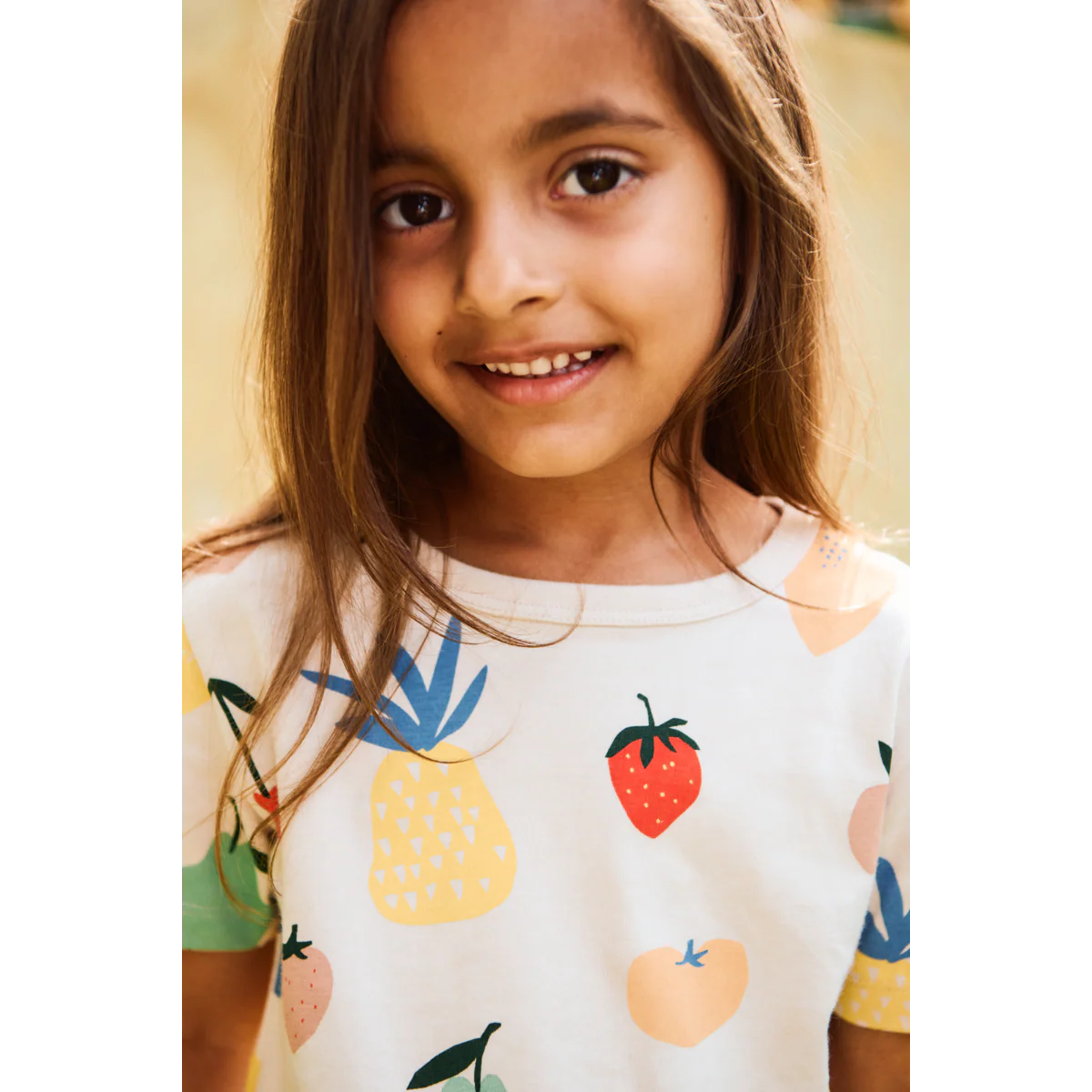 Apia Printed Short-sleeve T-shirt - Fruit / Sandy - Image 5