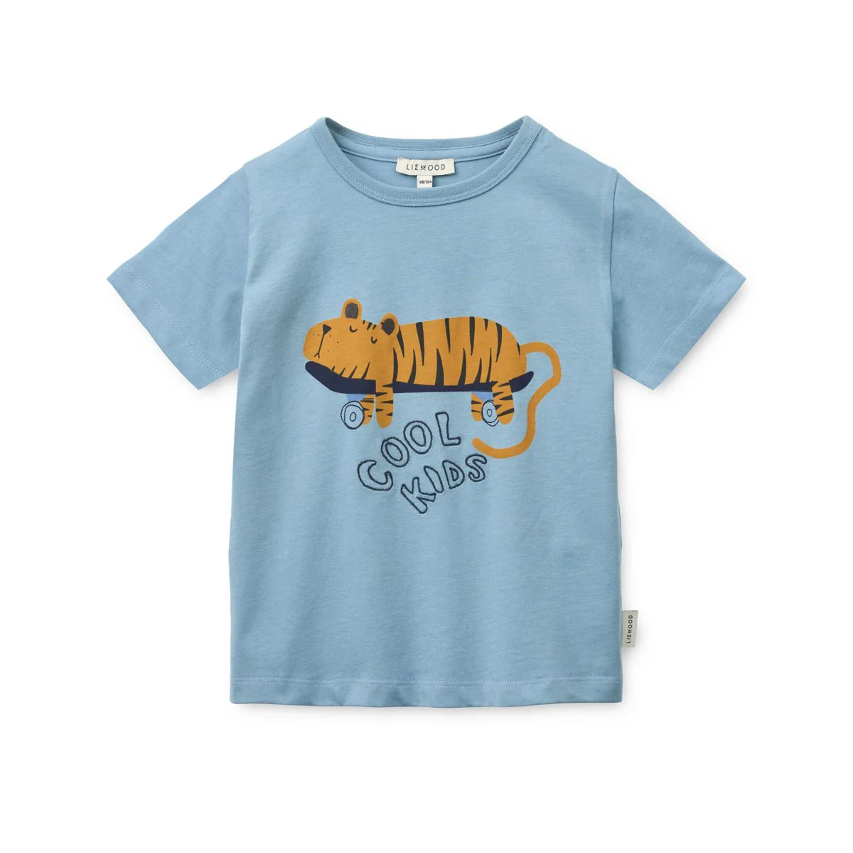 Apia short-sleeve t-shirt - Tiger / Beach blue