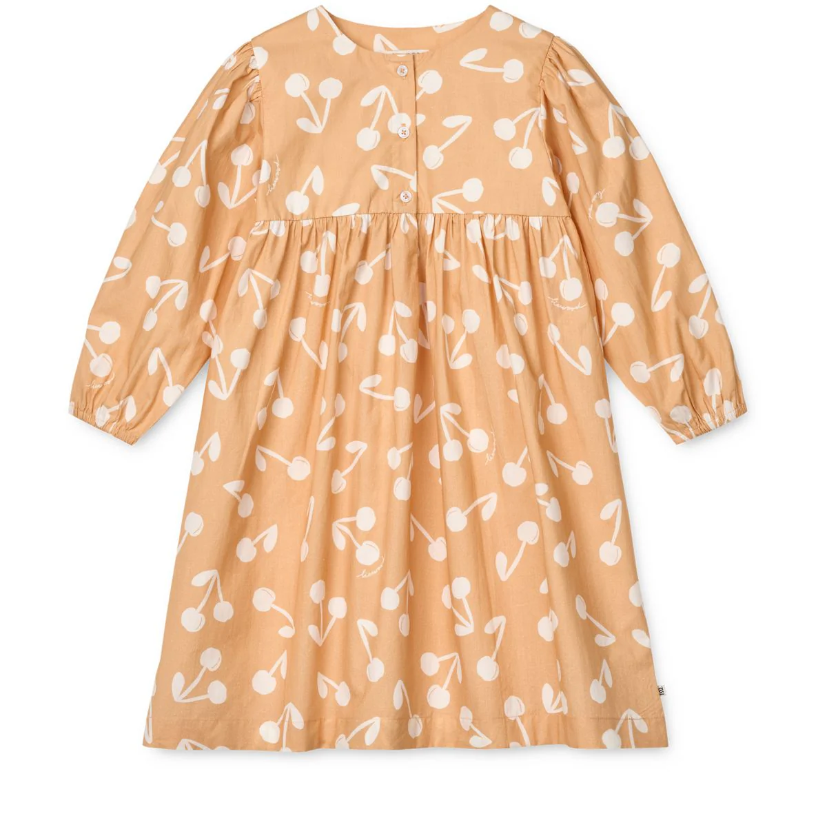 Ariana Printed Dress - Cherry blossom / Light apricot