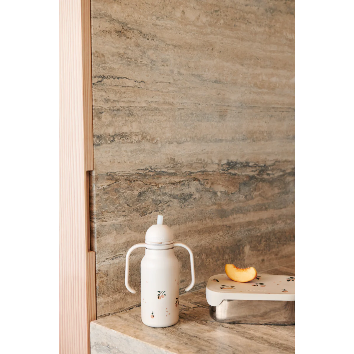 ARTHUR Steel Lunchbox - Peach / Sea shell mix - Image 3