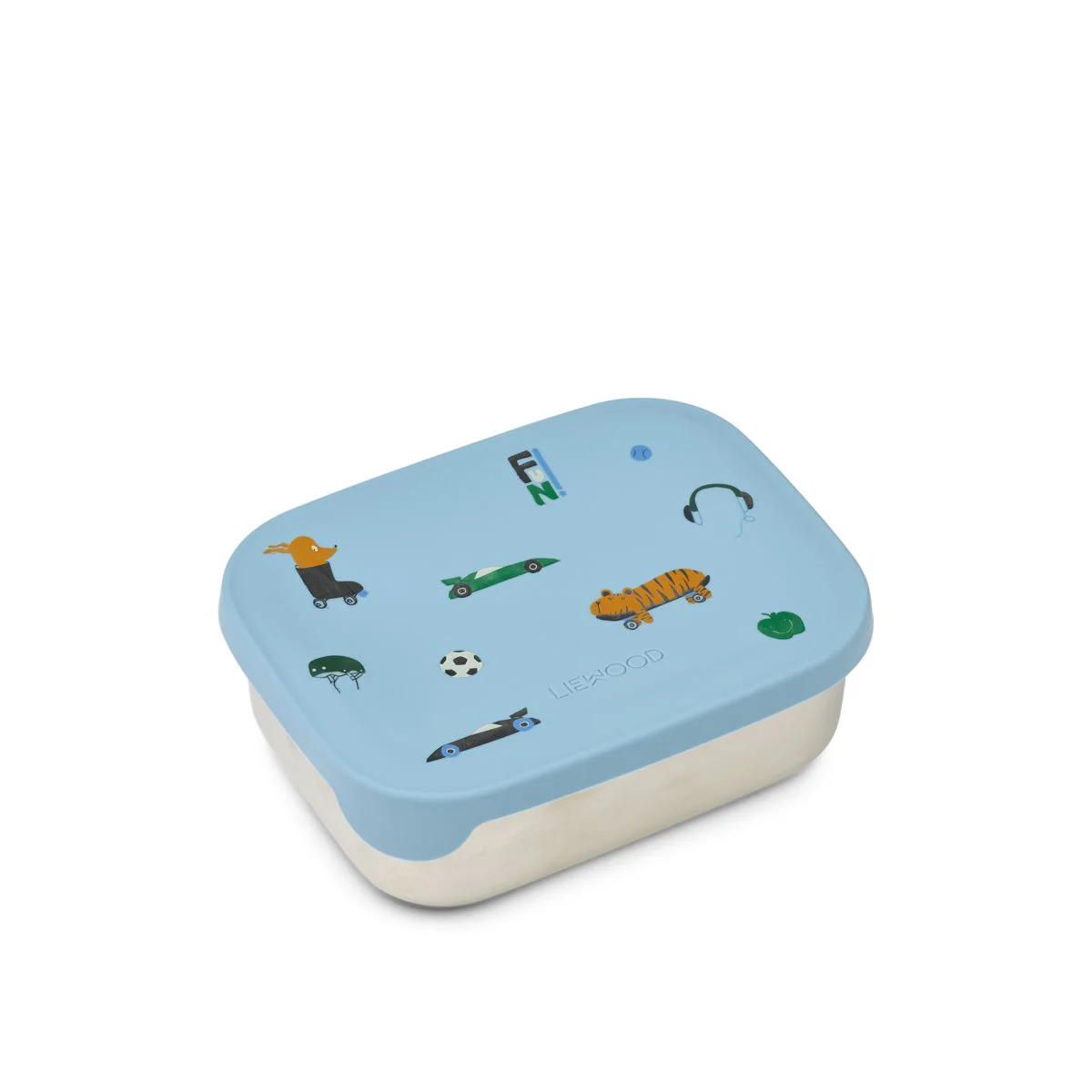 ARTHUR Steel Lunchbox - Fun / Beach blue