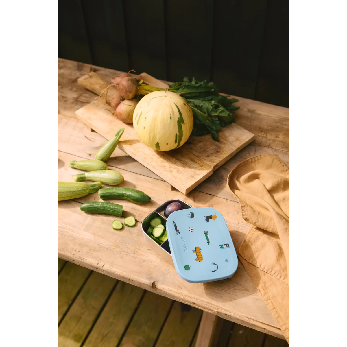 ARTHUR Steel Lunchbox - Fun / Beach blue - Image 3
