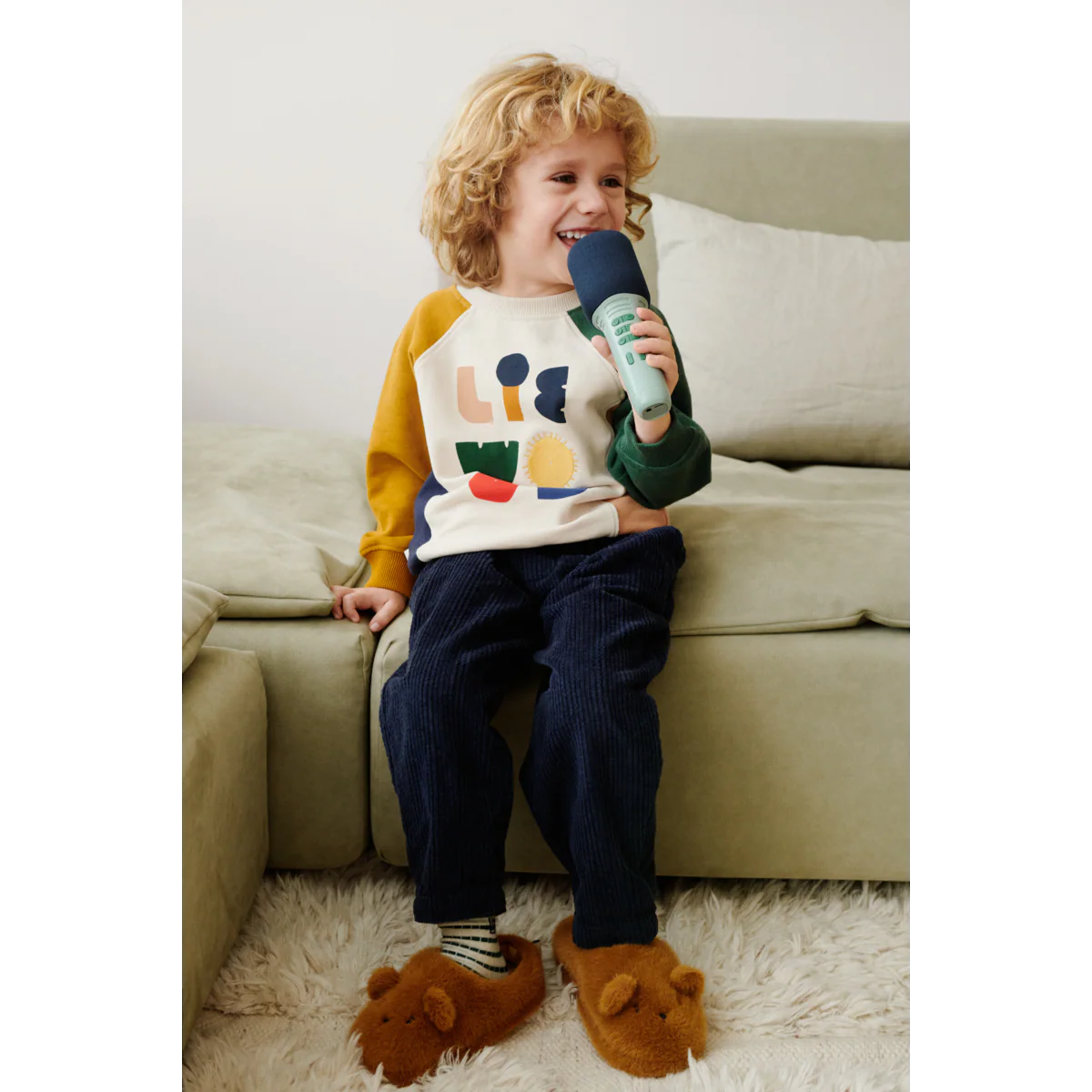 Aude Sweatshirt - Liewood characters / Golden caramel multi mix - Image 5