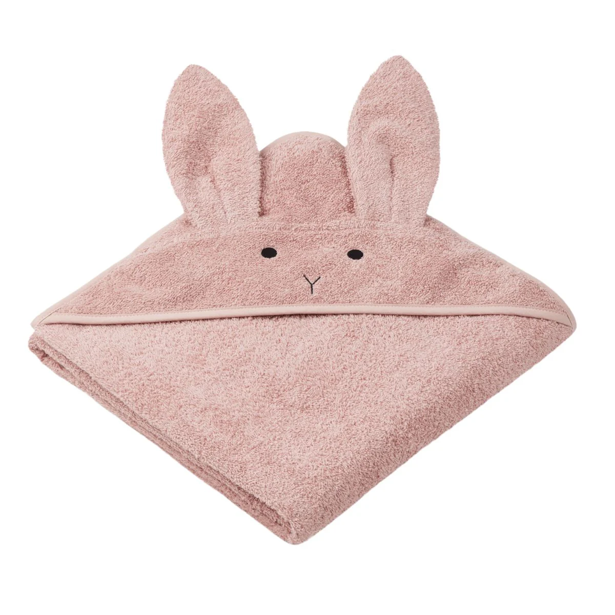 Augusta Hooded Junior Towel - Rabbit rose