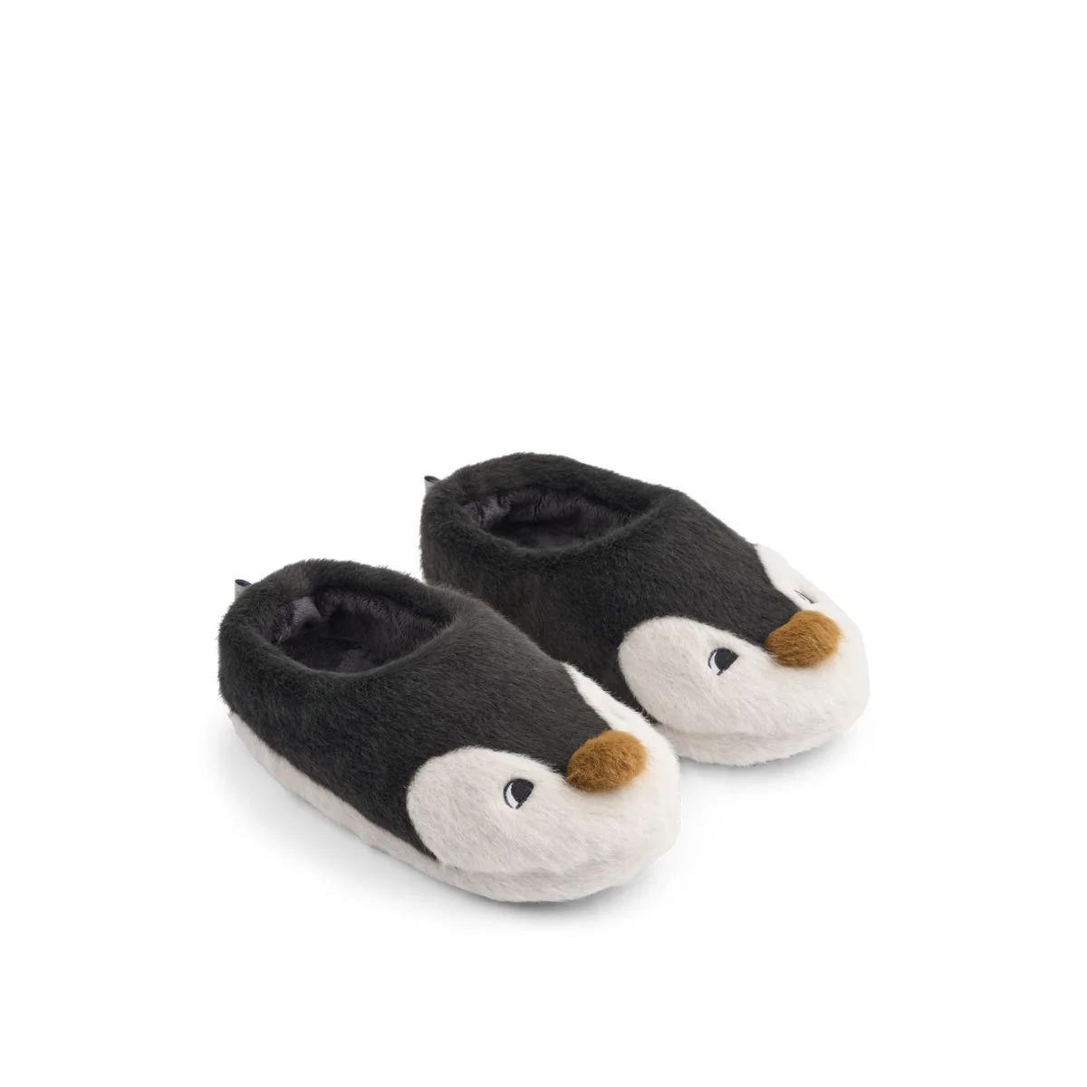 Aviaja Penguin Slippers - Sandy / Dark grey