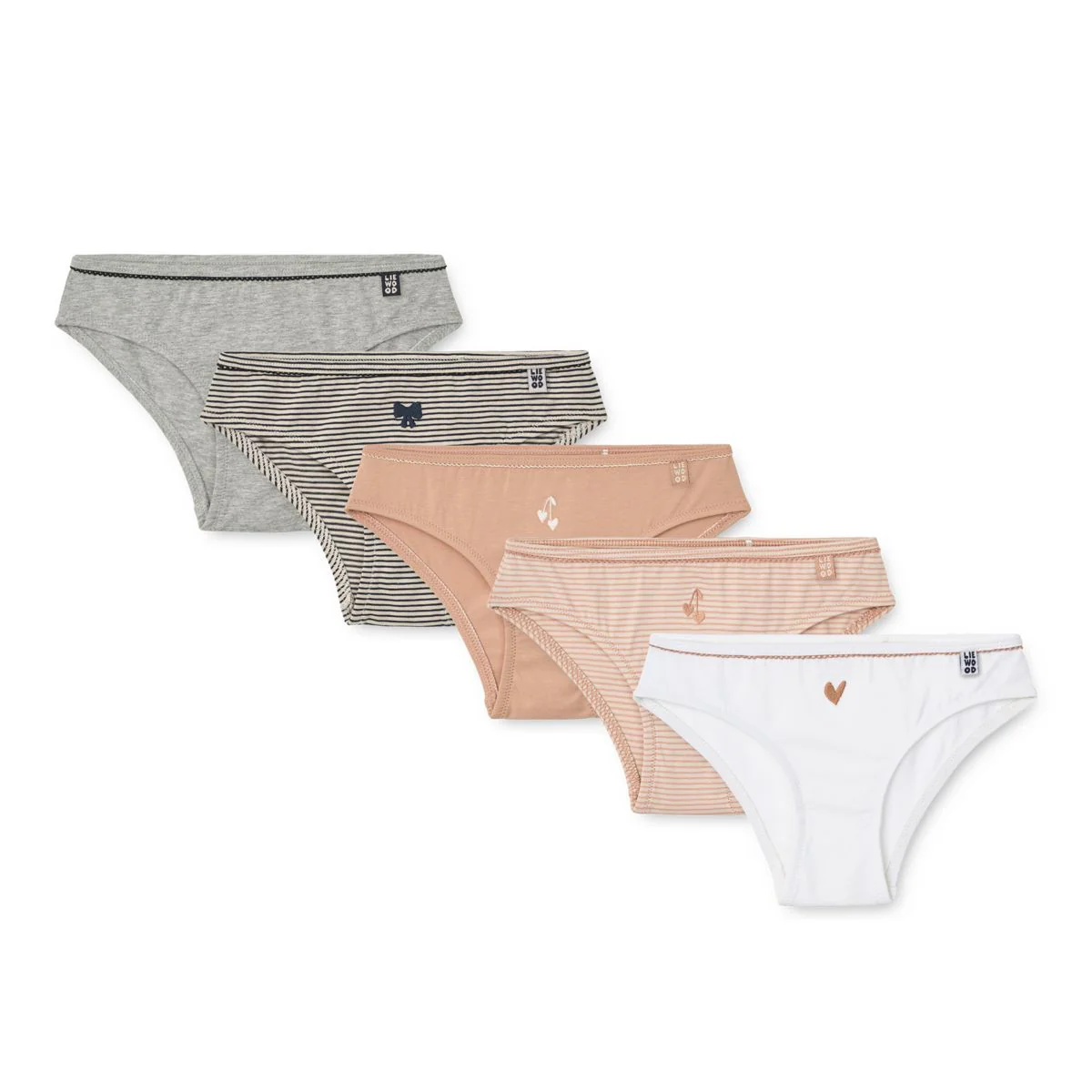 Aylin Briefs 5-Pack - Pale tuscany mix