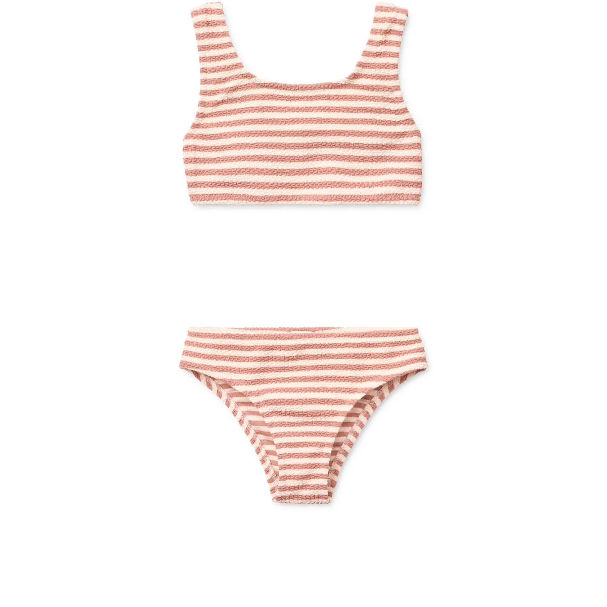 Bello Striped Bikini - Coral blush / Creme de la creme