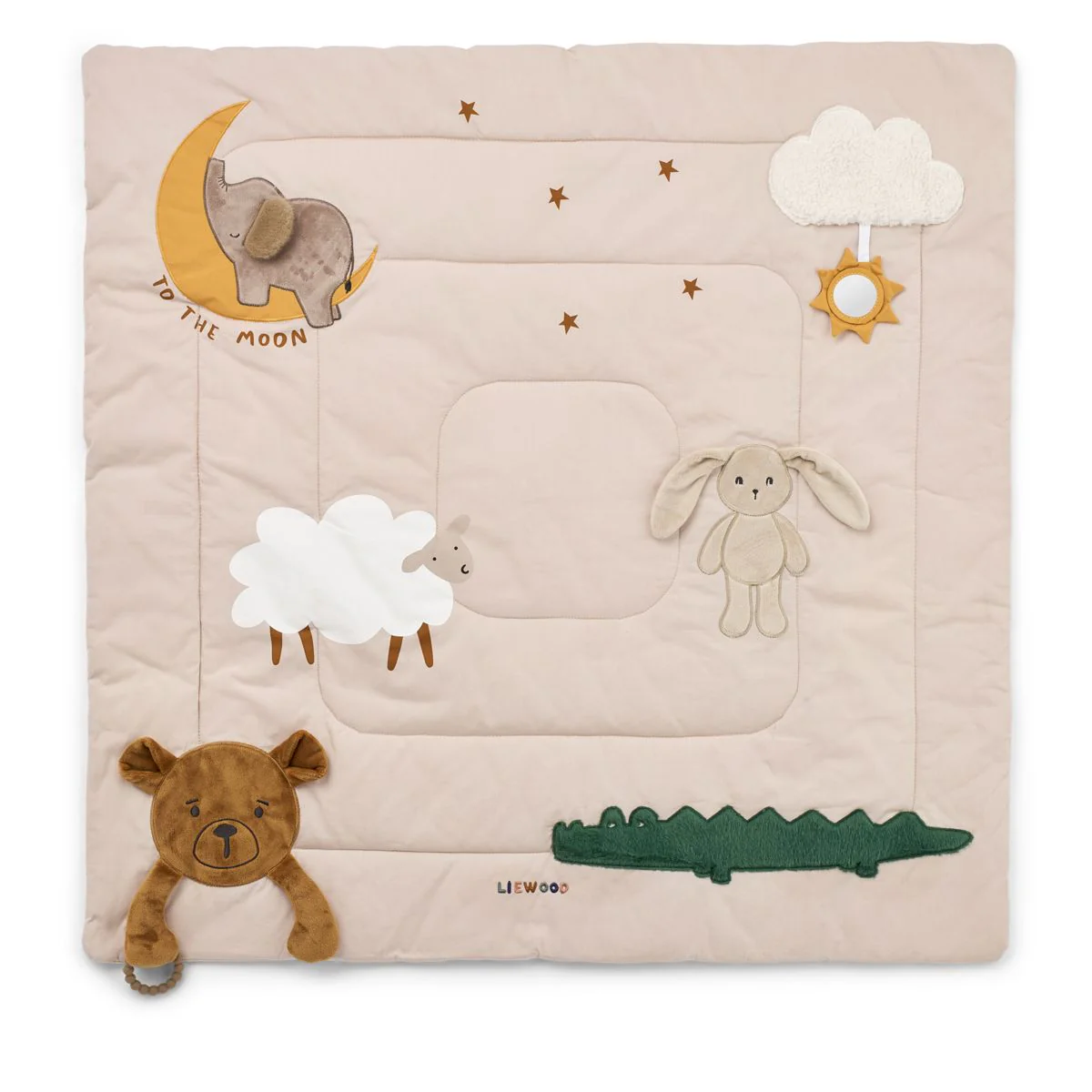 BERNET Activity Blanket - Sandy multi mix