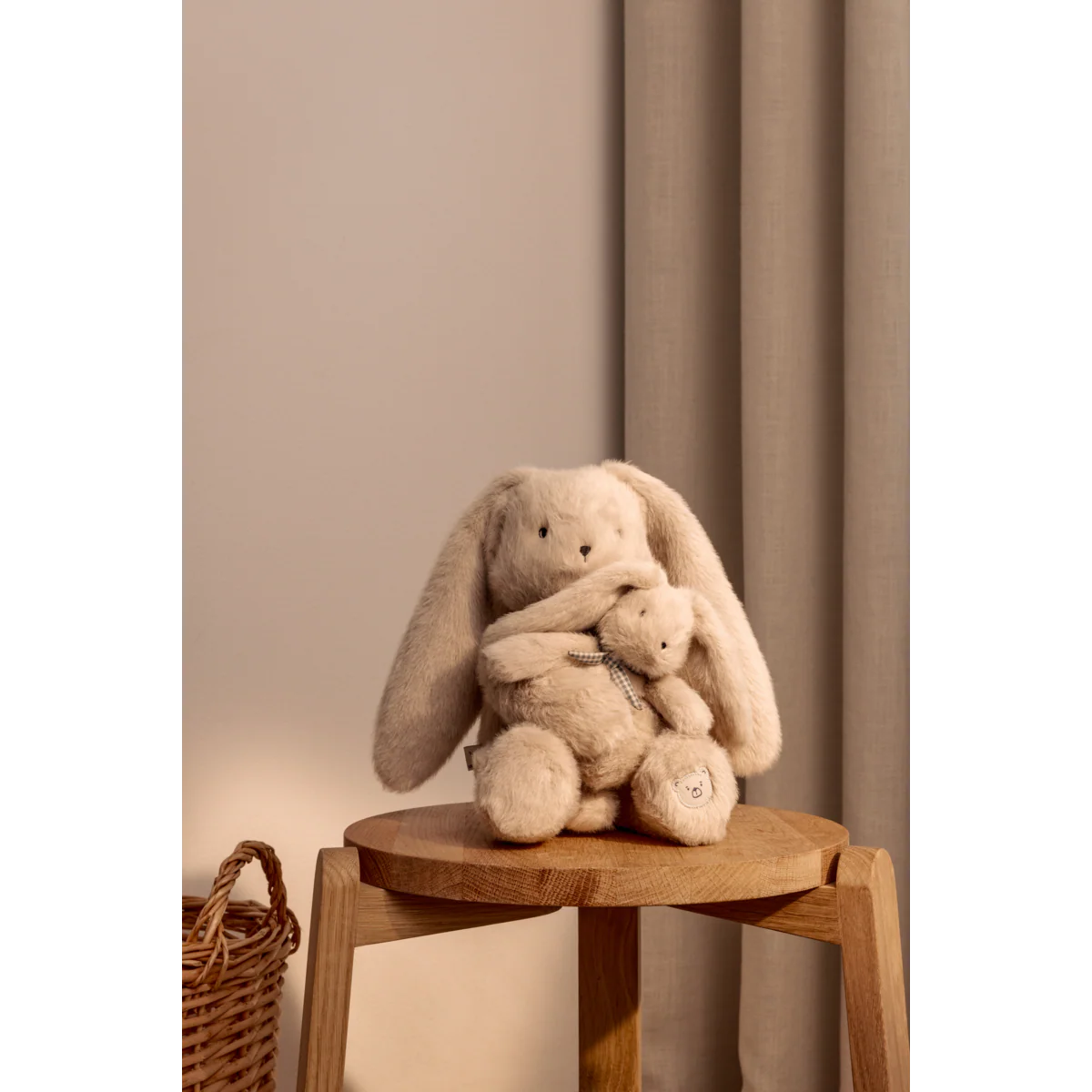 BERTO Mommy & Baby Rabbit Teddy - Mist - Image 3