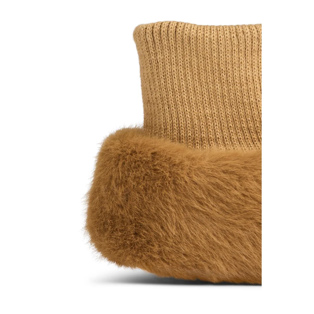 Beth Bear Plush Slippers - Golden caramel - Image 5