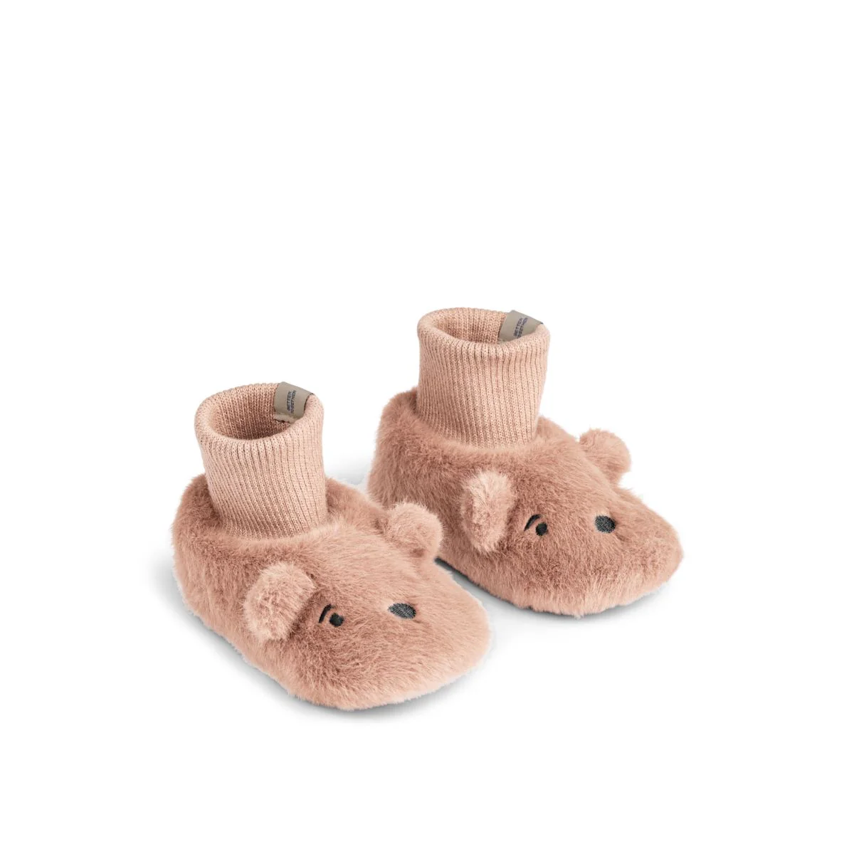 Beth Bear Plush Slippers - Pale tuscany