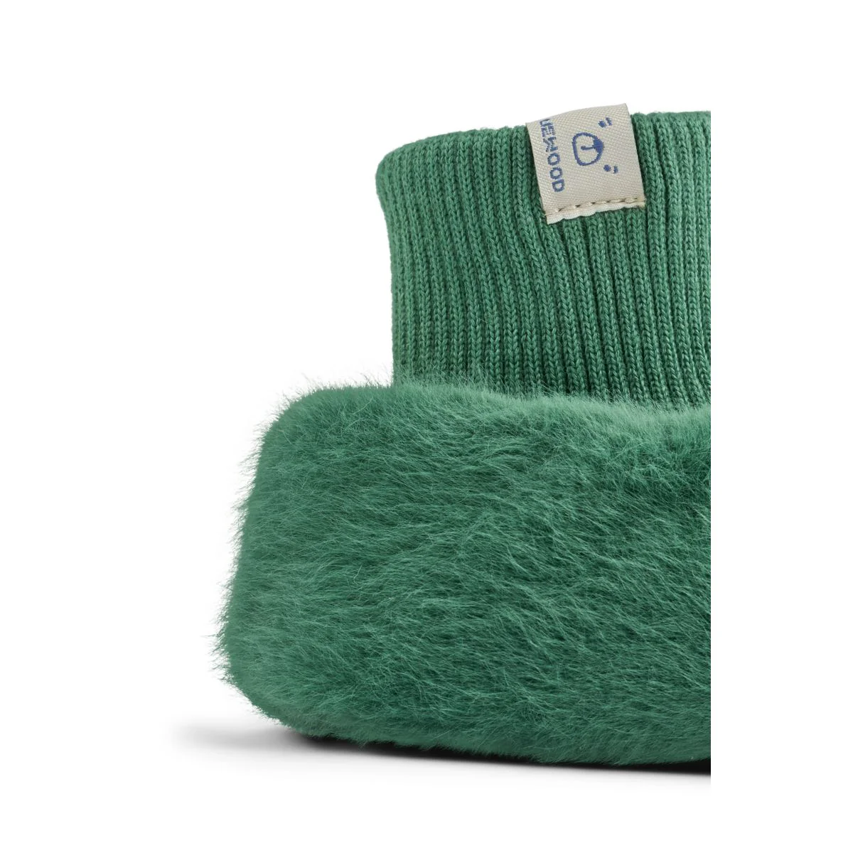 Beth Crocodile Plush Slippers - Garden green - Image 5