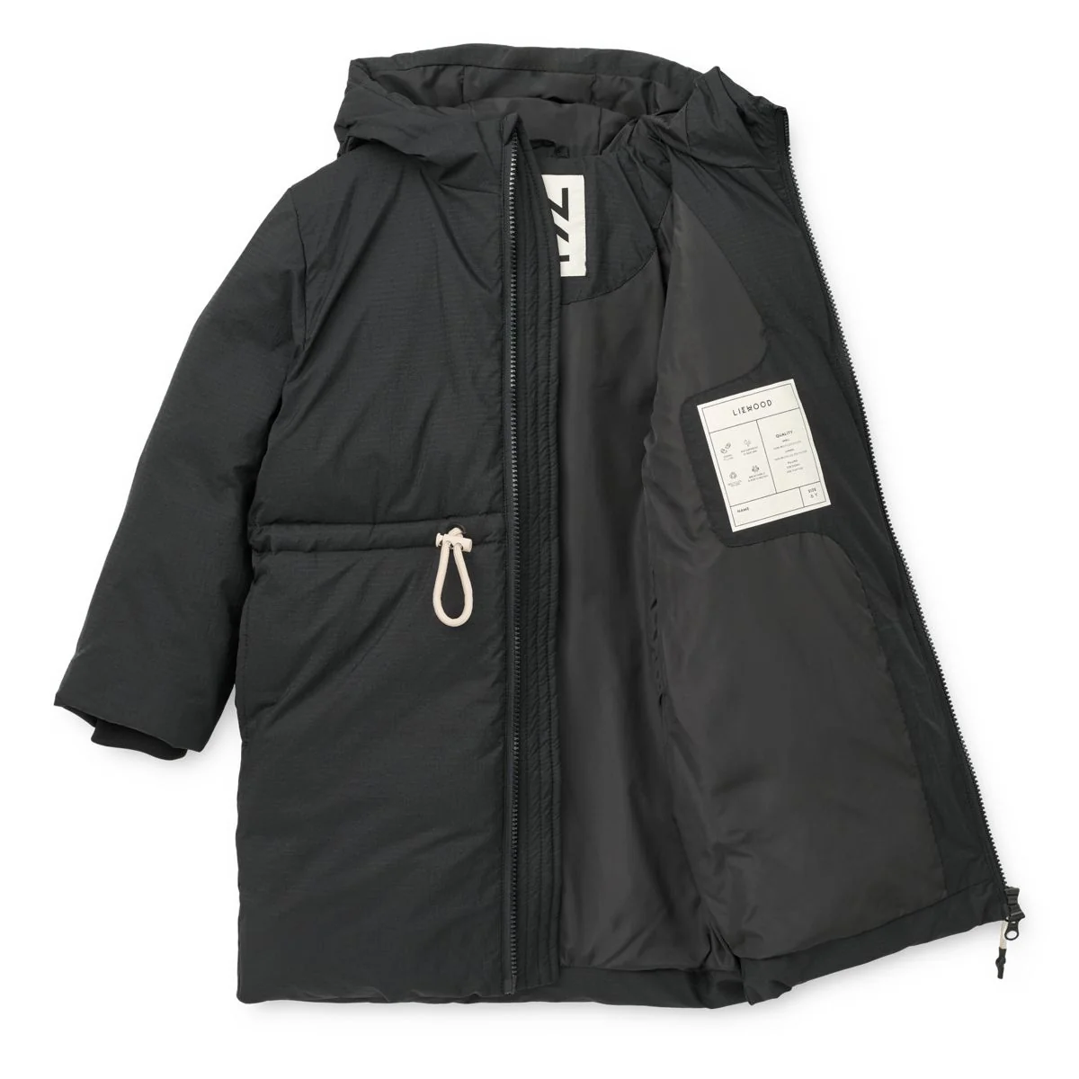 Bille Long Jacket - Black - Image 3