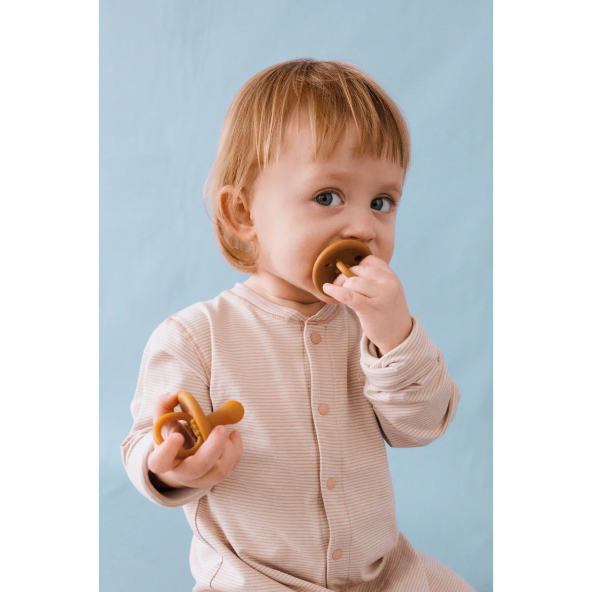 Birk Grow Striped Pyjamas Jumpsuit - Y/D Sandy / Pale tuscany stripe - Image 5