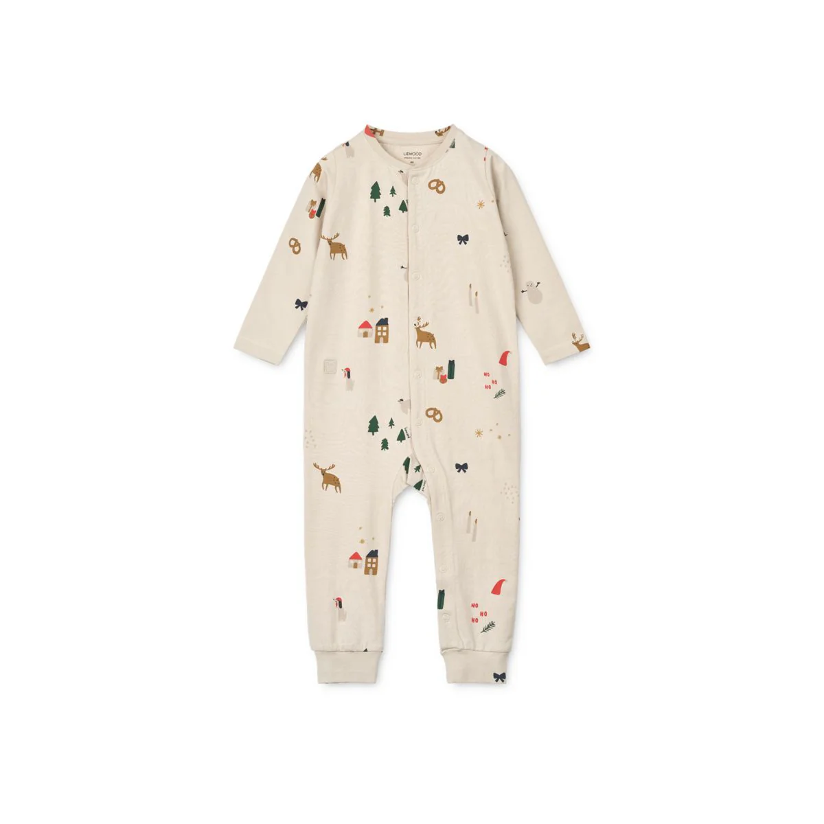 Birk Printed Pyjama Jumpsuit - Holiday / Sandy