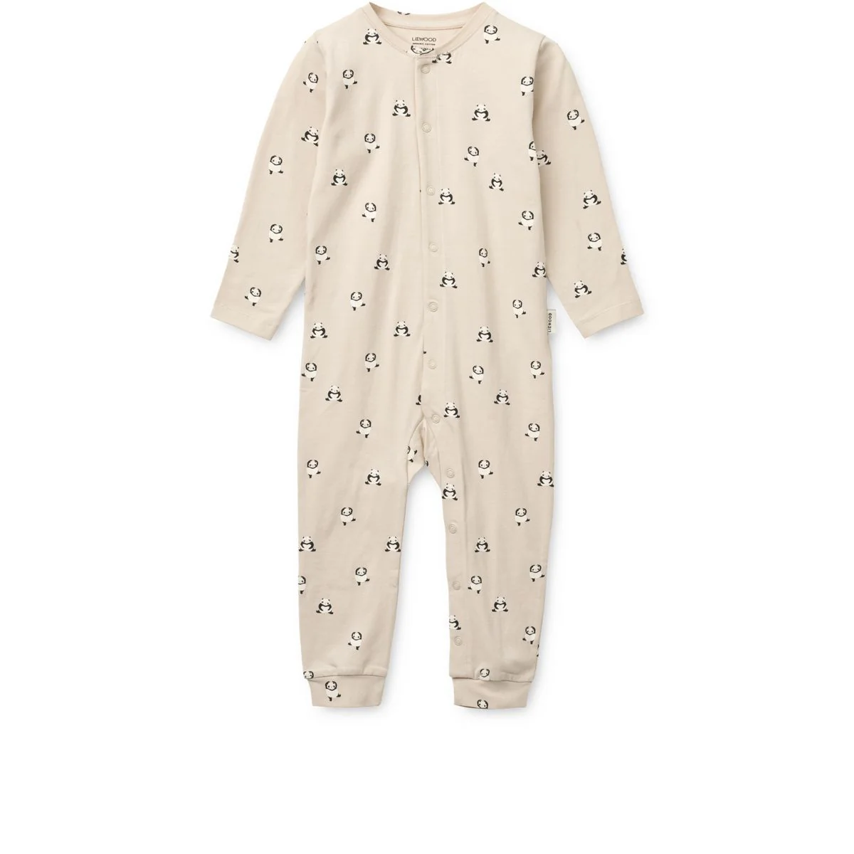 Birk Printed Pyjama Jumpsuit - Mini panda / Sandy