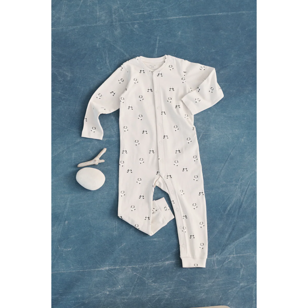 Birk Printed Pyjama Jumpsuit - Mini panda / Sandy - Image 3
