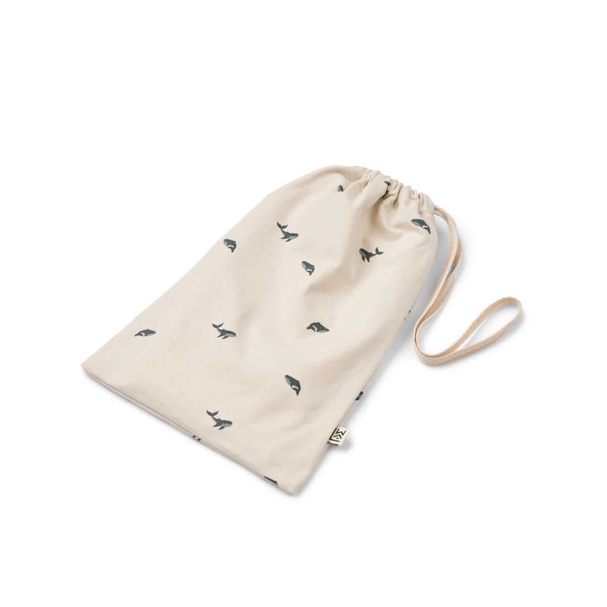Birk Printed Pyjama Jumpsuit - Mini whale / Sandy - Image 2