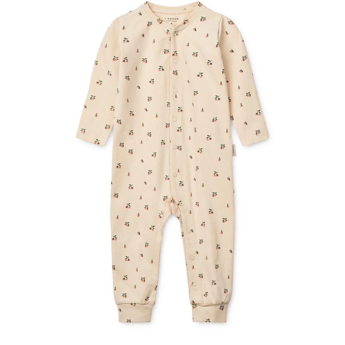 Birk Printed Pyjama Jumpsuit - Peach mini / Sea shell