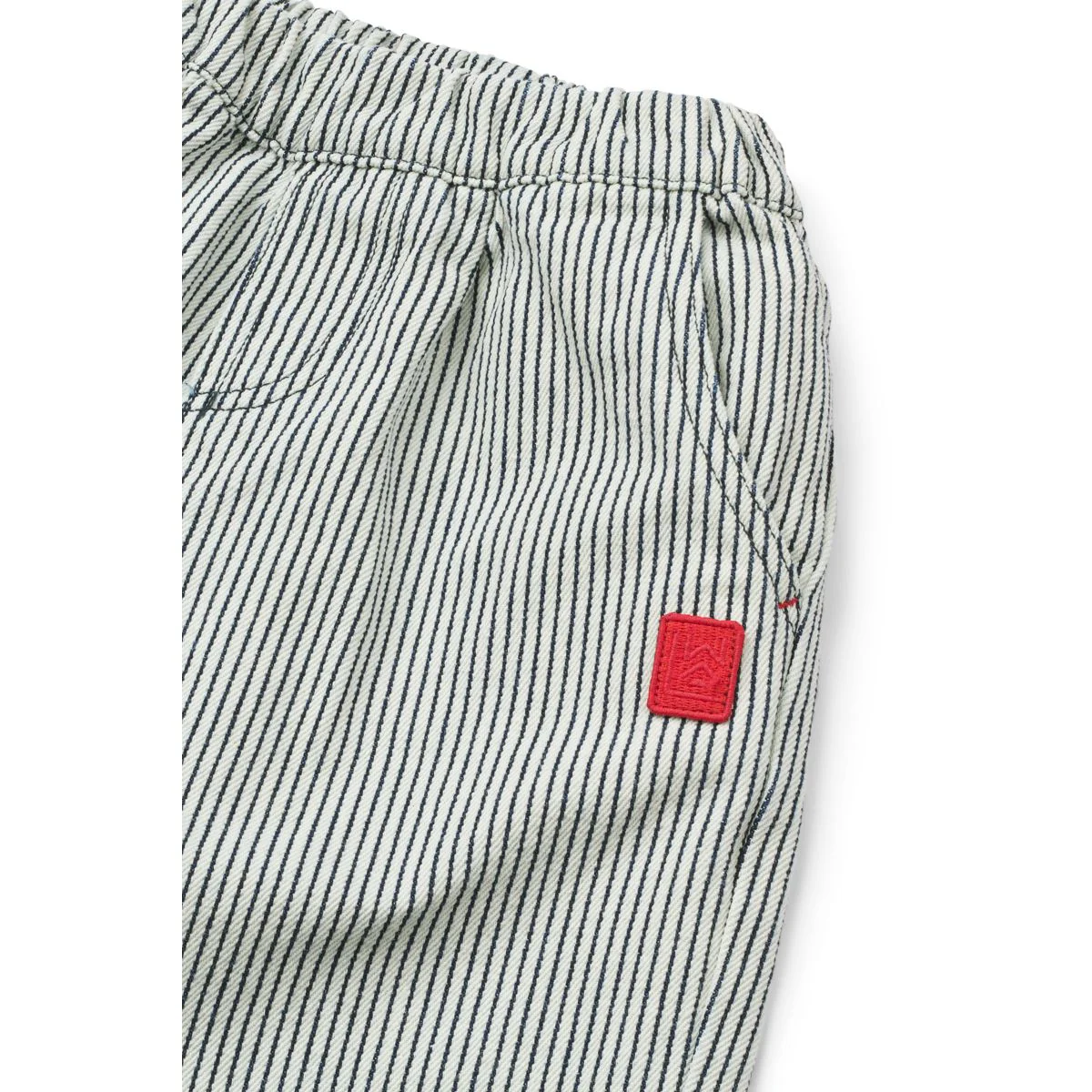 Borris Stripe Denim Trousers - Classic navy / Creme de la creme - Image 3