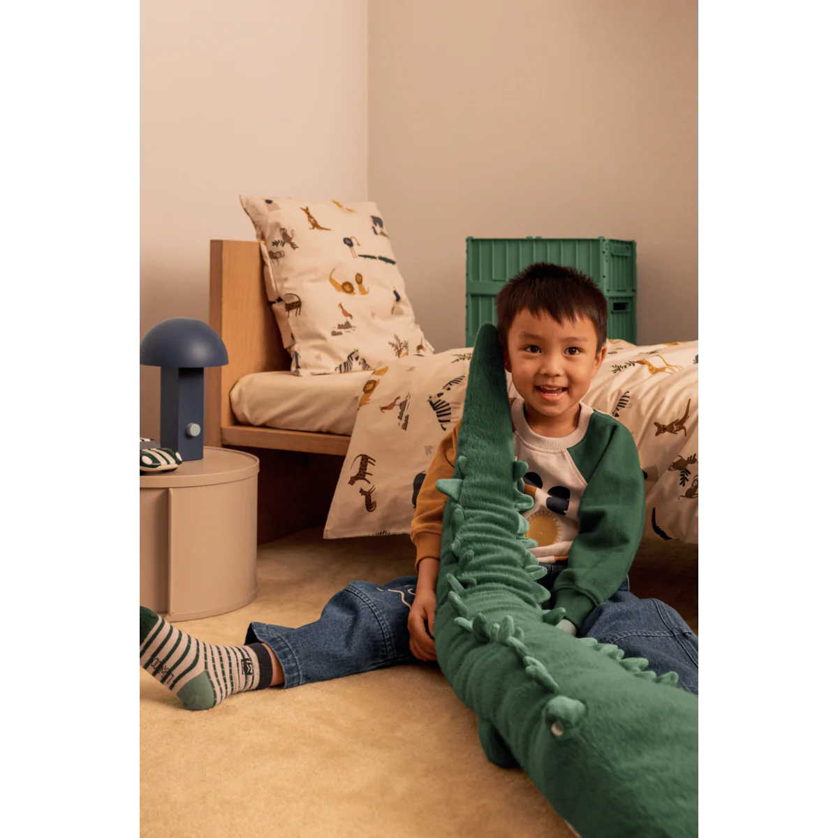 BRAYDEN Crocodile Teddy - Garden green - Image 2