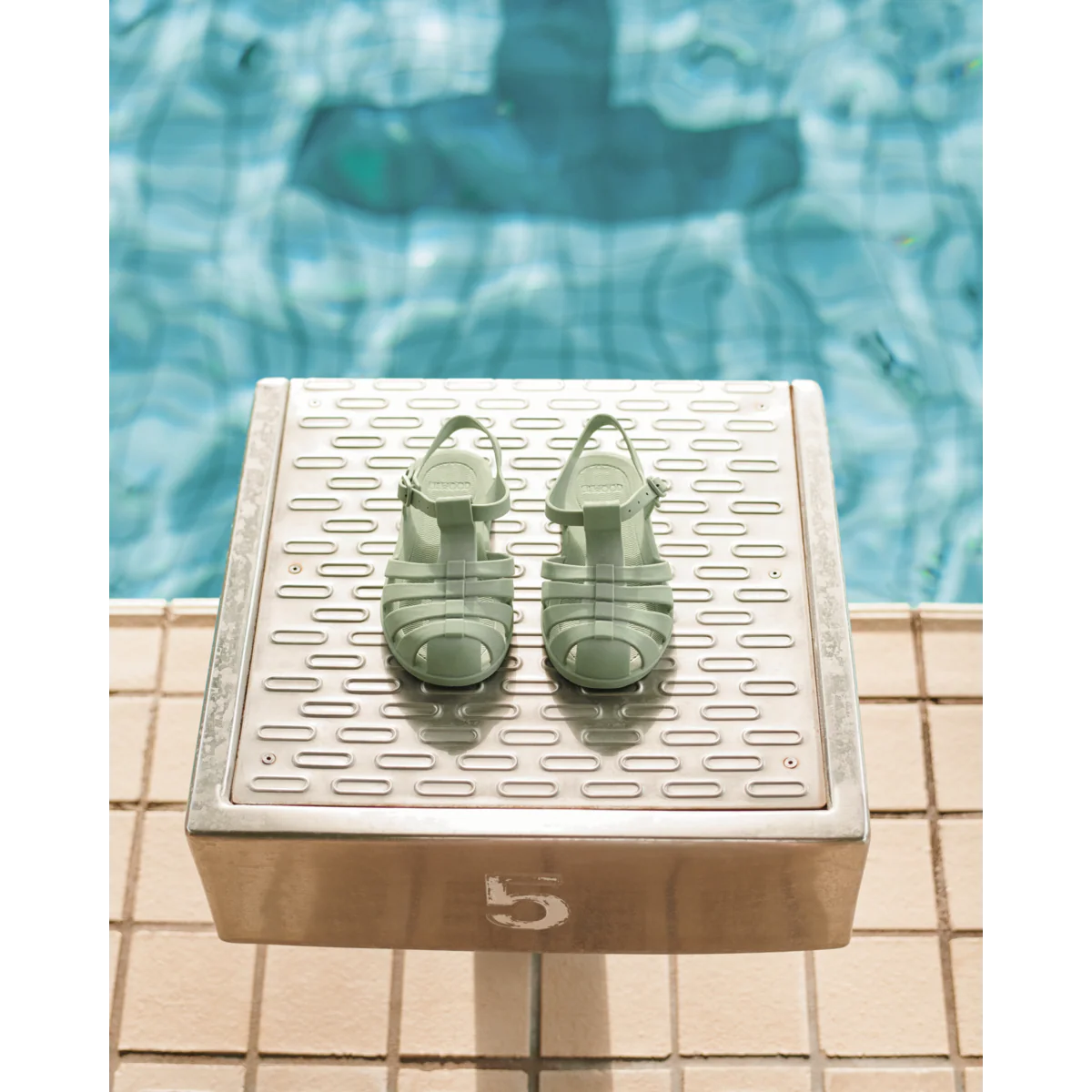 Bre Beach Sandals - Pistachio - Image 7