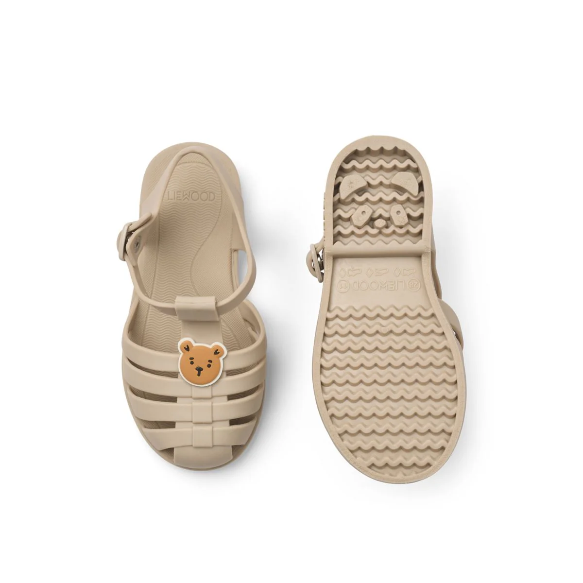 Bre Beach Sandals with Charms - Bear / sandy - Image 2