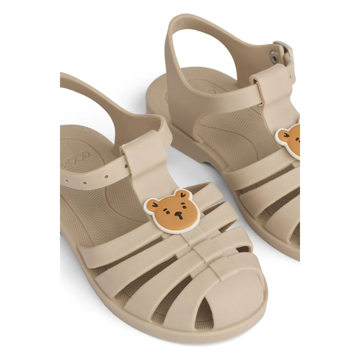 Bre Beach Sandals with Charms - Bear / sandy - Image 4