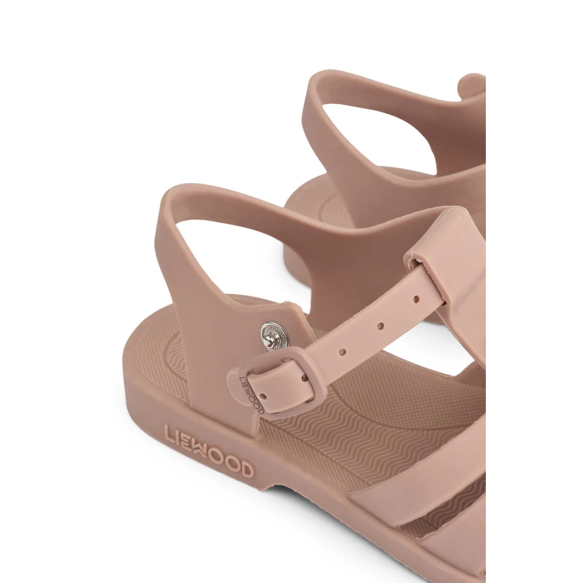 Bre Beach Sandals with Charms - Peach / Dark rose - Image 5