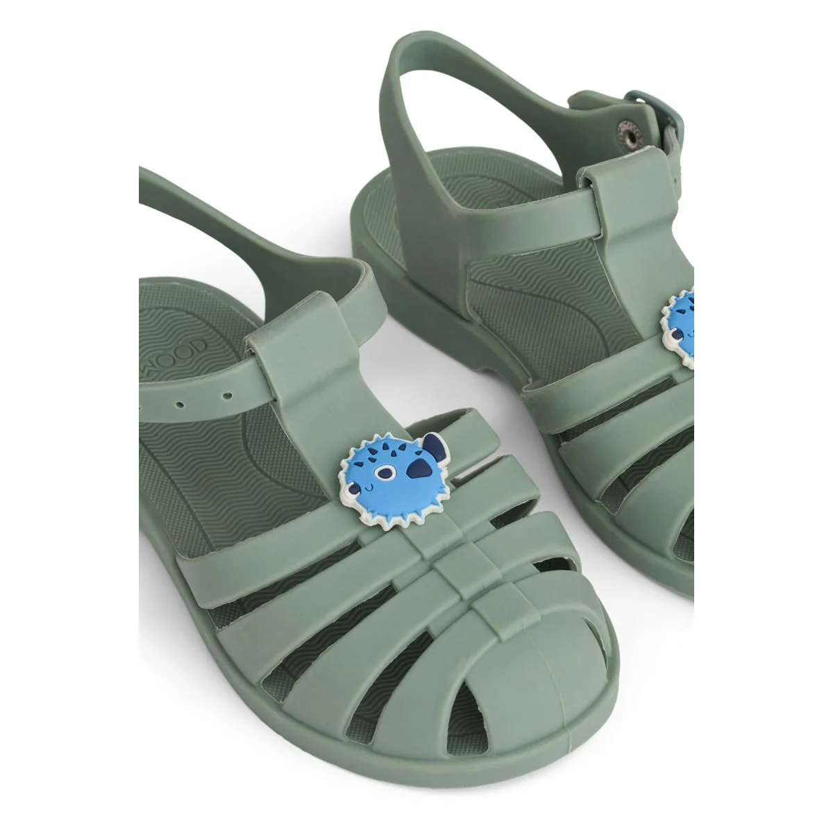 Bre Beach Sandals with Charms - Puffer / peppermint - Image 4