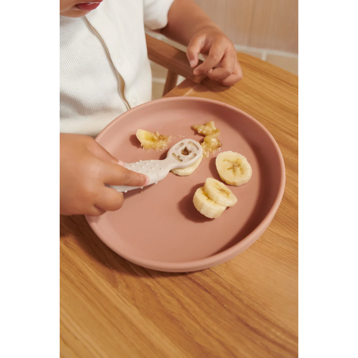 Caelia Baby Learning Spoon 4-Pack - Whale blue multi mix - Image 3