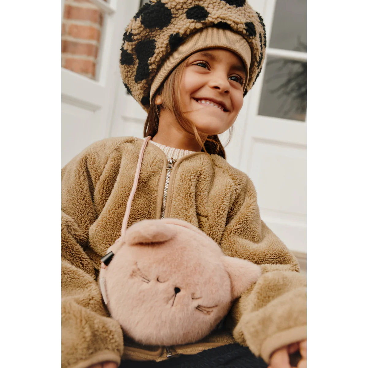 Calina Pile Jacket - Oat - Image 5
