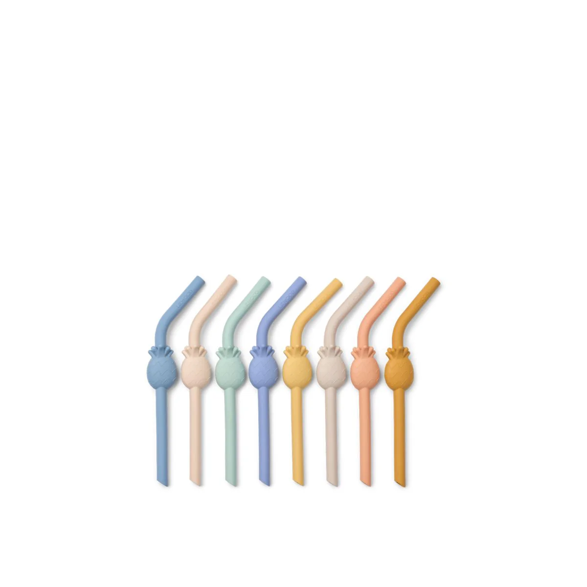 Carlson pineapple straws 8-pack - Sandy multi mix - Image 2