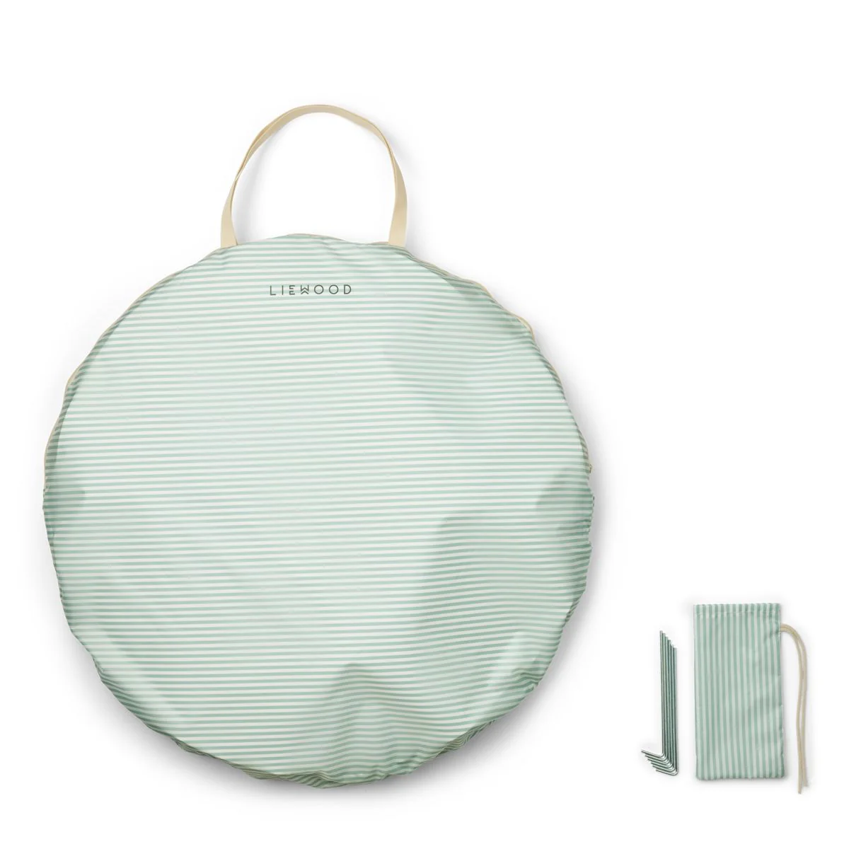 Cassie pop-up sun tent - Peppermint / creme de la creme - Image 3
