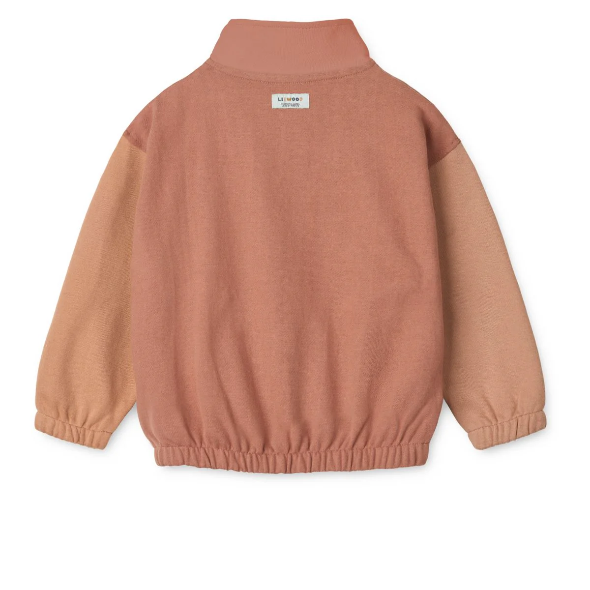 Cassius Zip-up Sweatshirt - Tuscany rose multi mix - Image 2