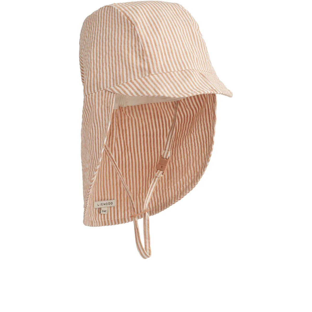 Cecilia Sun Hat - Y/D stripe Pale tuscany / Creme de la creme