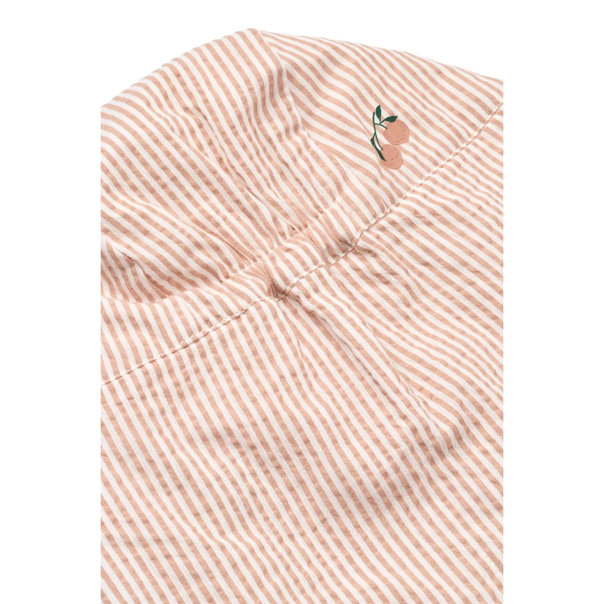Cecilia Sun Hat - Y/D stripe Pale tuscany / Creme de la creme - Image 3