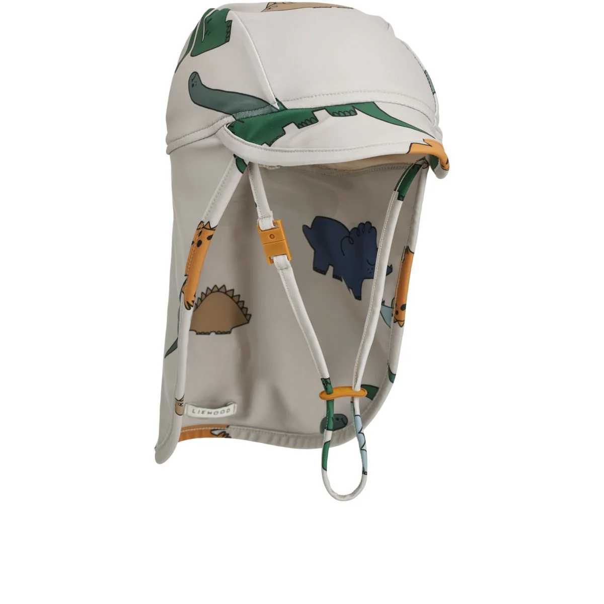 Cecilia Swim Hat - Dinosaurs / Mist