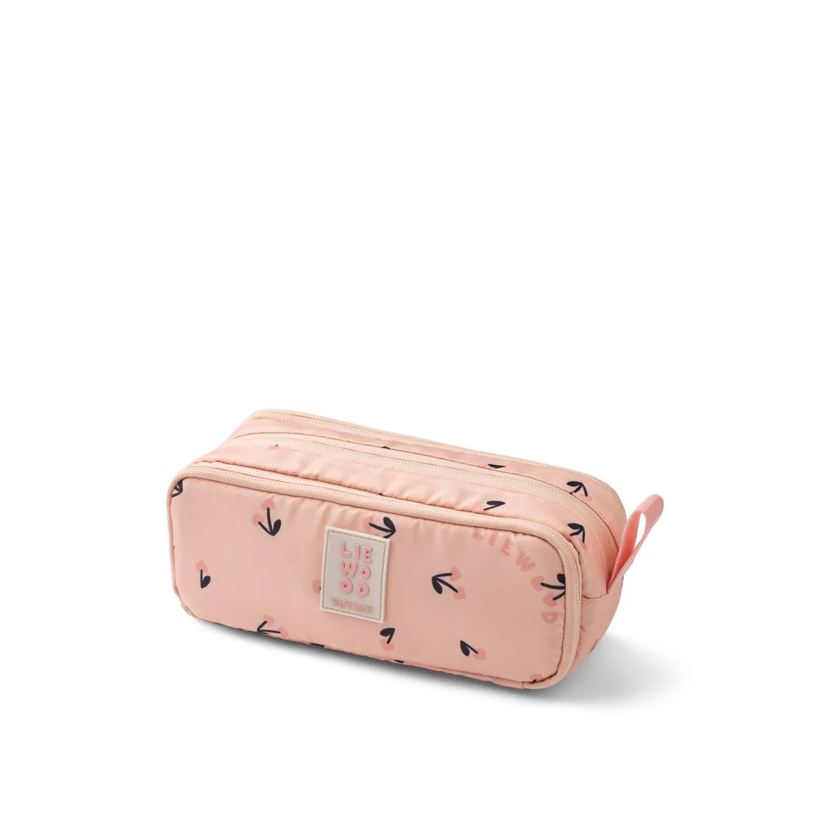 Cindy Pencil Case - Cherry heart / Rosey