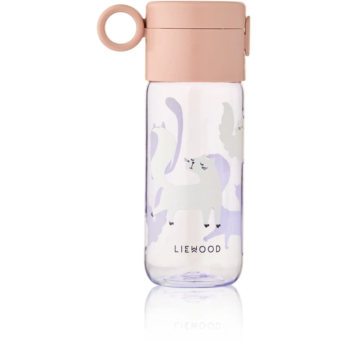 Clemence Tritan Bottle - Cat / Warm lilac