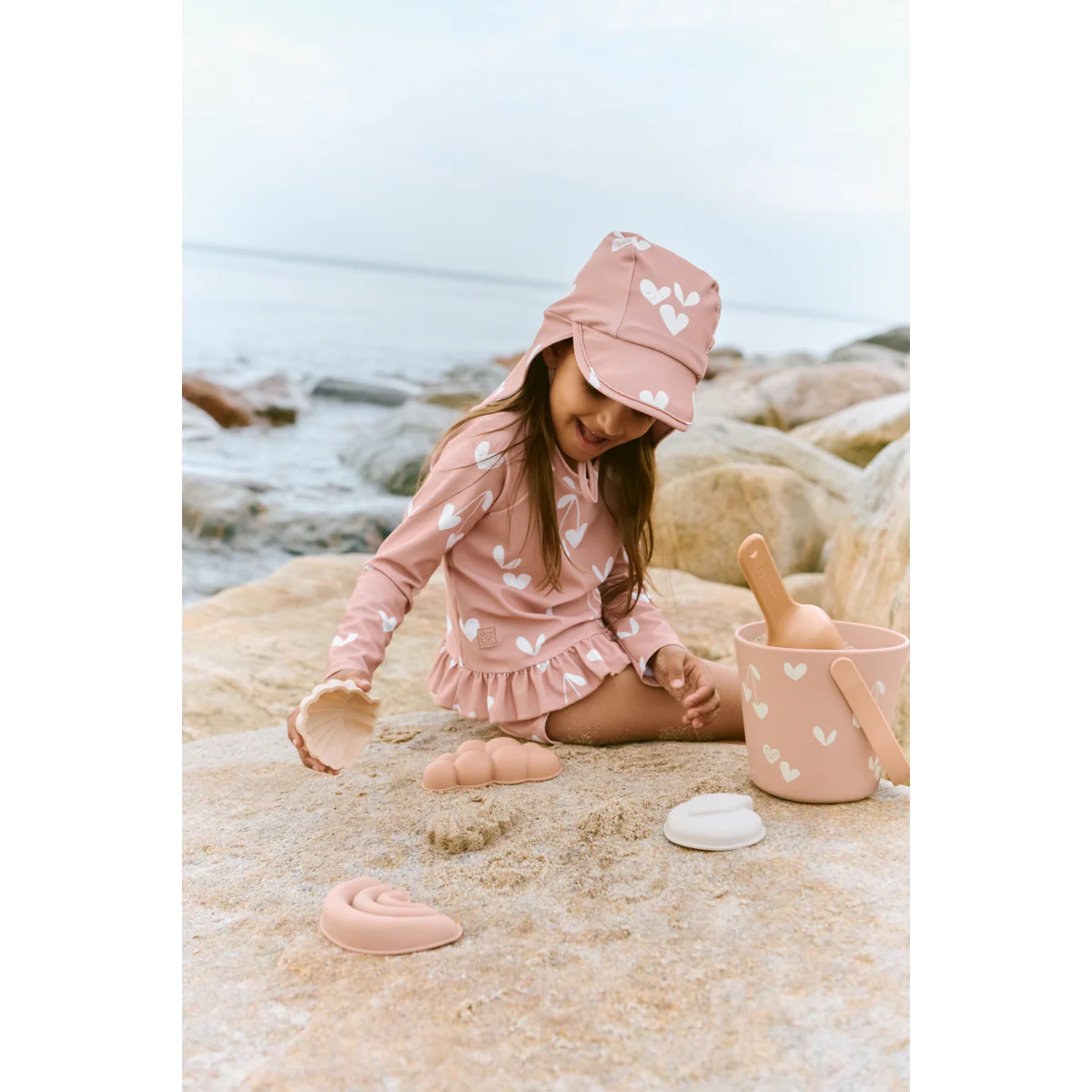 Dagny Swim Set - Sweethearts / Pale tuscany - Image 4