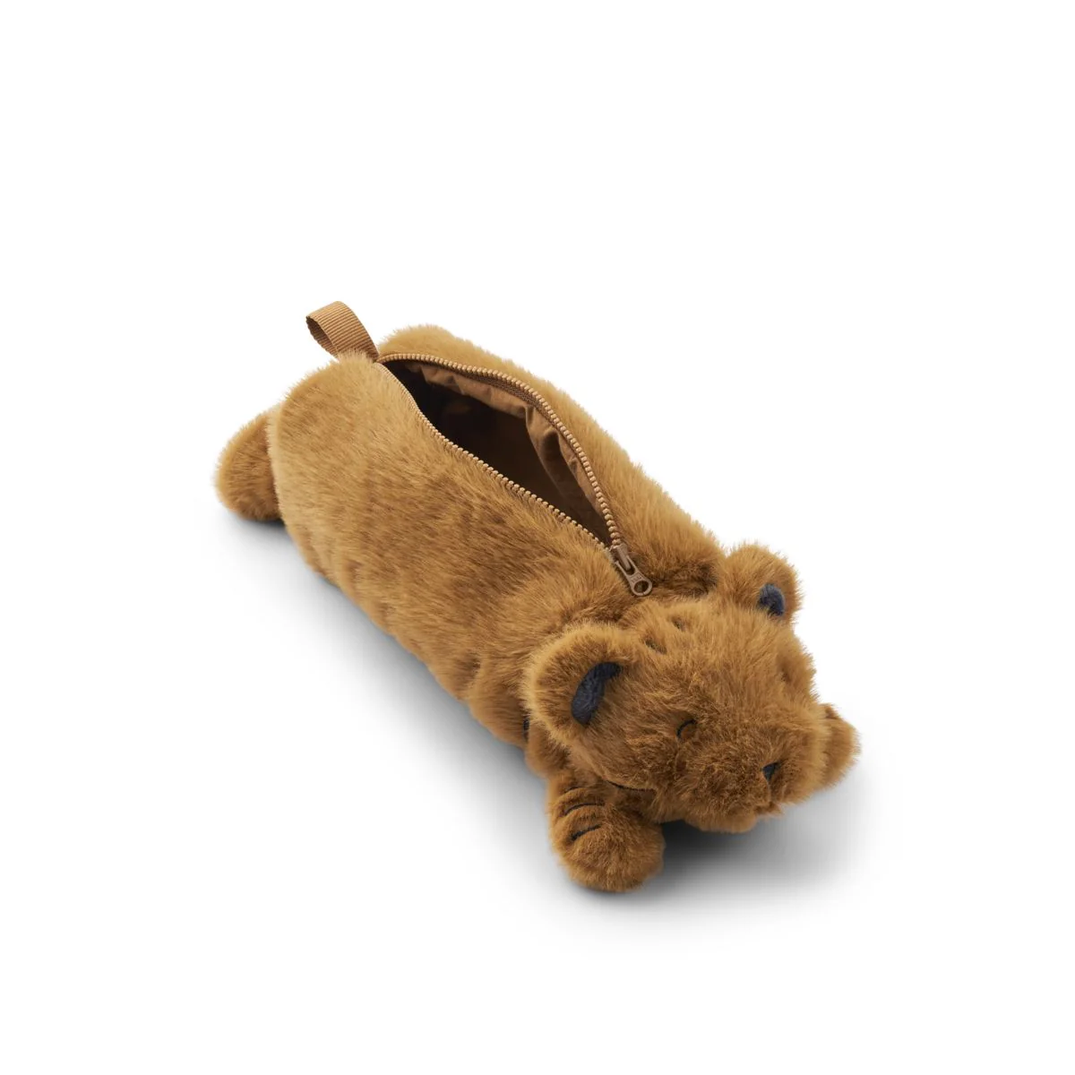 Dalina Tiger Plush Pouch - Golden caramel - Image 2